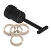 Light Socket Ring Kit Lamp Holder Adaptor Lampshade Adapter Replacement Parts Black