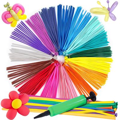 41/81/121 stuks Lange Slingerballon & Minipomp Kit Doe-het-zelf Stijlen Festival Verjaardagsfeest Bruiloft Decor Sfeer Creërend Gereedschap XJM