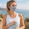 Soft Ice Silk Face Guard, Half Face Sun Protection Mouth Guard, Breathable Holes Face Shield with Elastic Ear Hooks for Cycling Running Hiking