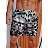 Skull Boxing Muay Thai Kickboxing Training Shorts Print Quick Dry Martial Art Boxer Unisex Men Women Kid Fighting Fitness Sport Gym Workout