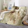 6 Size Merciful Jesus Christian God Flannel Art Blanket Throw Sofa Bed Cover Four Season Soft Fluffy Quilt Blanket Flannel Throw