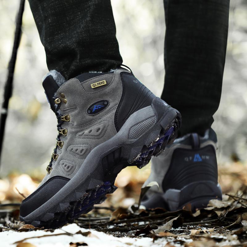 36-48 Winter Plus Samt Warm High Top Outdoor Freizeit Wander- und Bergschuhe für Paare Sportschuhe