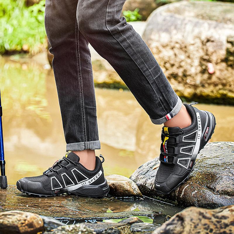 New hiking shoes men's large size 47 breathable non-slip outdoor cycling shoes travel camping off-road hiking shoes