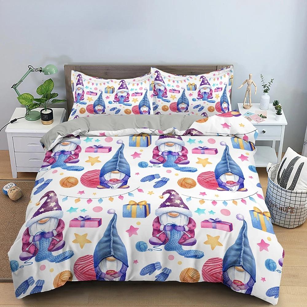 3d feliz natal branco conjuntos de cama natal edredão/colcha conjunto poliéster consolador capa rei rainha gêmeo completo vermelho arco bege