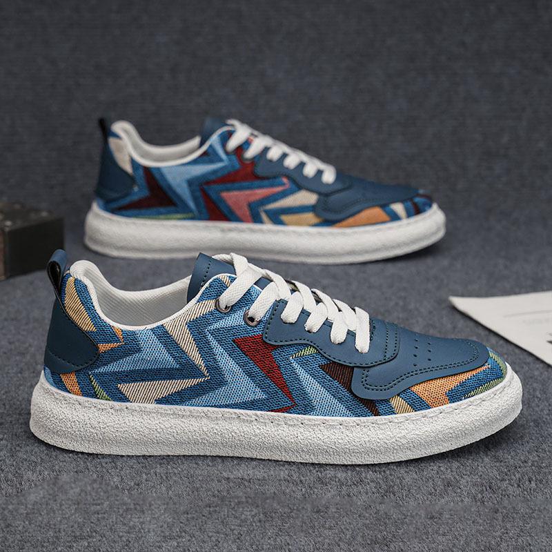 

New 2025 summer men s shoes canvas one-pedal breathable cloth shoes youth outdoor sports and leisure versatile board shoes 39