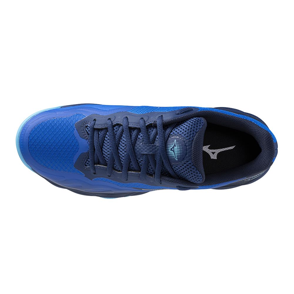 Tennis Shoes Wave Enforce Court OC Artificial Grass Court Club Activities Lightweight Soft Tennis Hard Tennis Blue x White x Navy cm 3E [Mizuno]