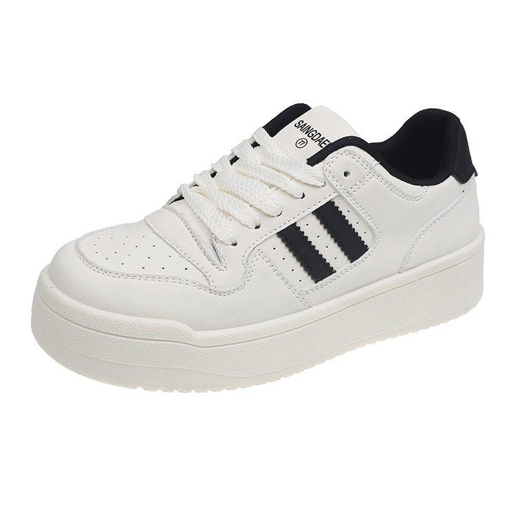 Real Soft Leather Little White Shoes Women's Spring and Autumn 2025 New Versatile Board Shoes Casual Platform Sports Little White Shoes