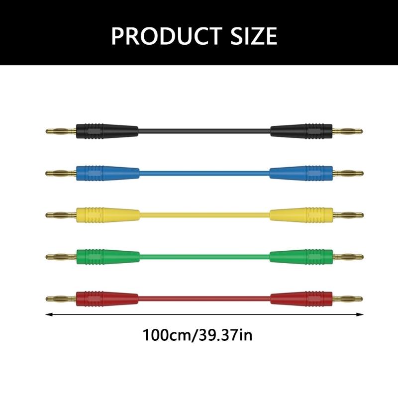 Multipurpose 2Mm Banana Plugs wire High Flexibility Cable Reliable 2Mm Banana Plugs Test Leads for Testing Equipment