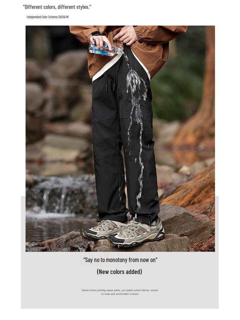 Men's All-Season Windproof Waterproof Outdoor Hiking Pants