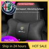 Car Stickers For Alfa Romeo High-end Ice Silk Car Seat Headrest Memory Foam Comfort Pillow Auto Interior For Alfa Romeo 4C 159 1