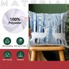 Christmas Reindeer Pillowcase Bedroom Sofa Cushion Cover 100% Polyester Living Room Cushion Pillowcase Home Decor