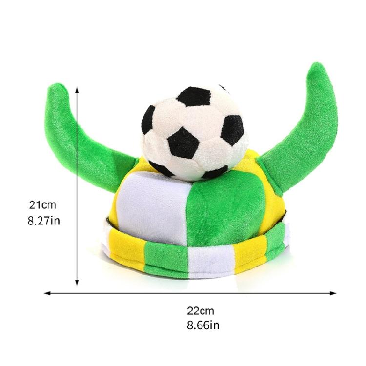 Exciting Ox Horn Football Cap Costume Hat For Fan To Show Group Spirit During Game And Parties
