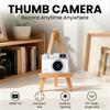 Retro Digital Camera - 1080P Video Recorder, LED Fill Light, 0.96-Inch IPS Screen, Portable Video Cam
