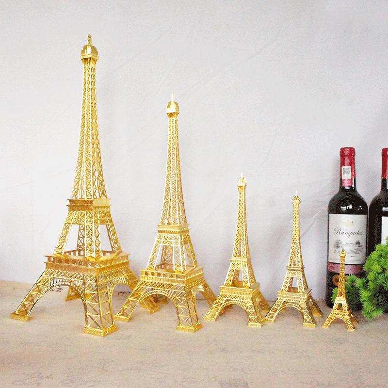 Parisian Eiffel Tower Metal Model with Box - Multiple Styles for Home Décor