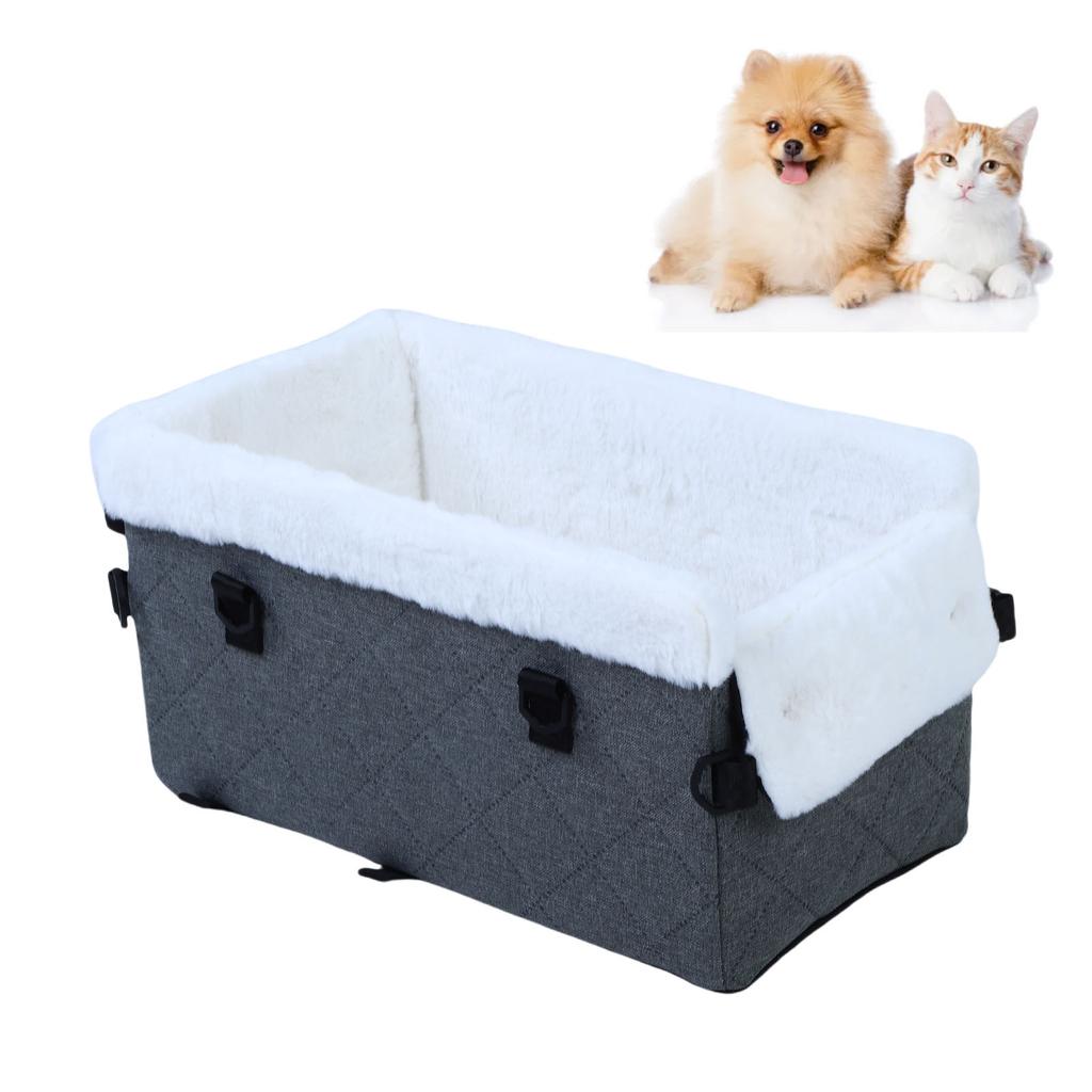 Dog Car Seat Portable Soft Pet Car Travel Home Bed Comfortable Pet Carrier for Cars Trucks SUVs