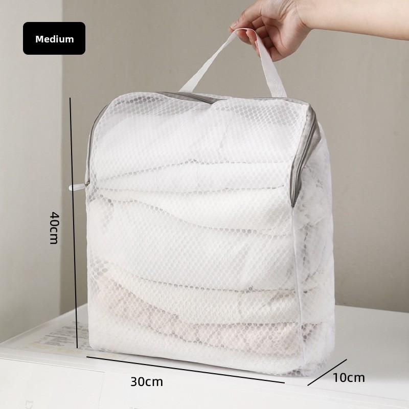 حقيبة غسيل شبكية عالية الجودة شديدة التحمل لغسالات التحميل الأمامي مصممة لمنع التشوه