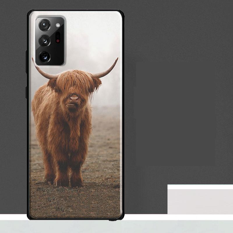 Hochlandrinder Hülle Für Samsung Galaxy S25 S24 S23 Ultra S9 S10 S20 S21 S22 Plus S23 FE S25 FE Handyhülle