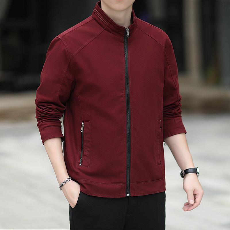 Autumn and Winter American Retro Tooling Jacket Men's Trendy Brand Loose Stand-up Collar Men's Jacket Casual Versatile Top