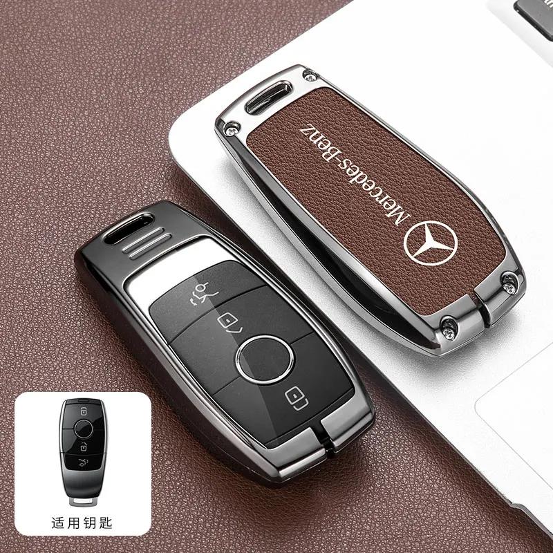 SUG2   Car Key Case Cover Shell For Mercedes Benz C E S Class GLC W206 W223 W214 E300 C260 C300 S450 S500 S400 Fob Accessories