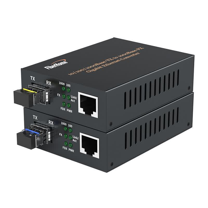 FiberHome Gigabit Single-Mode Single-Fiber SFP Fiber Optic Converter