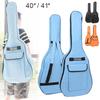 40/41 Inch Portable Oxford Fabric Acoustic Guitar Double Straps Padded Guitar Soft Bag Waterproof