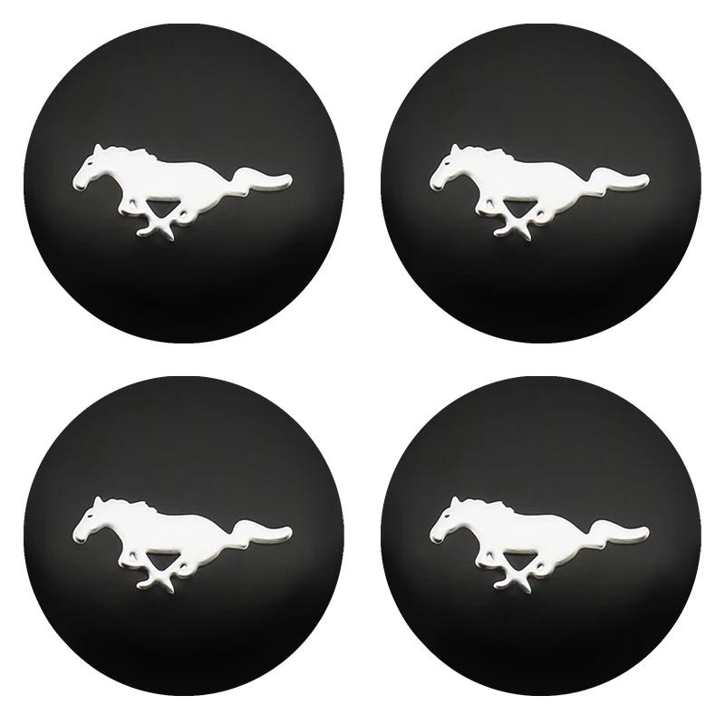 4PCS 56mm Car Wheel Hub Center Caps Sticker Emblem Decal For Ford Focus 2 3 MK3 MK4 ST Fiesta Kuga Explorer Mondeo Auto Styling