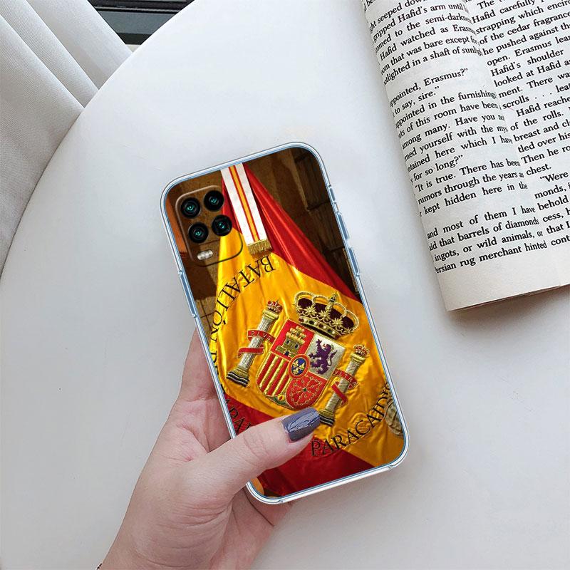 Spain Flag Transparent Phone Case for Motorola Moto E22I E22S E22 E32 E40 E7 E7I G Plus Power Play Stylus G22 G14