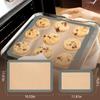 3PC 11/16" Silicone Baking Mat Rectangular Non-Stick Food Safe Baking Mat Nonstick Heat Resistant Oven Mats Toaster Liner Sheet