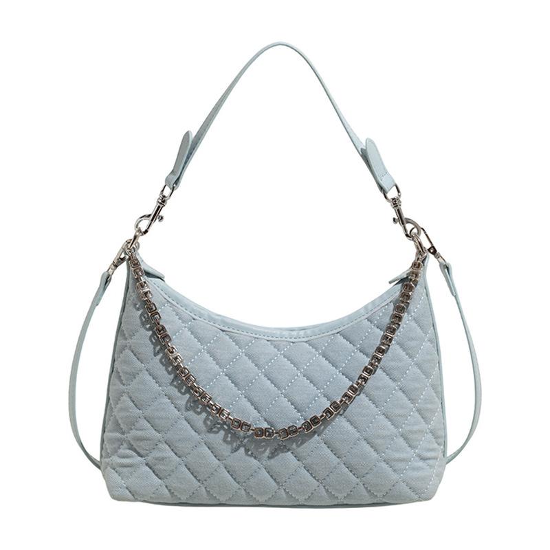 

Маленький ароматный стиль большая вместимость старшее моделирование мягкая и прочная модная изысканная новинка легкая роскошь для поездок на работу кроссбоди на плечо светло-синий