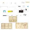 Diy Coin Swallowing Robot Coin Eating Robot Model Steam Kit Children'S Science Experiment Education Toy Wooden Assembly
