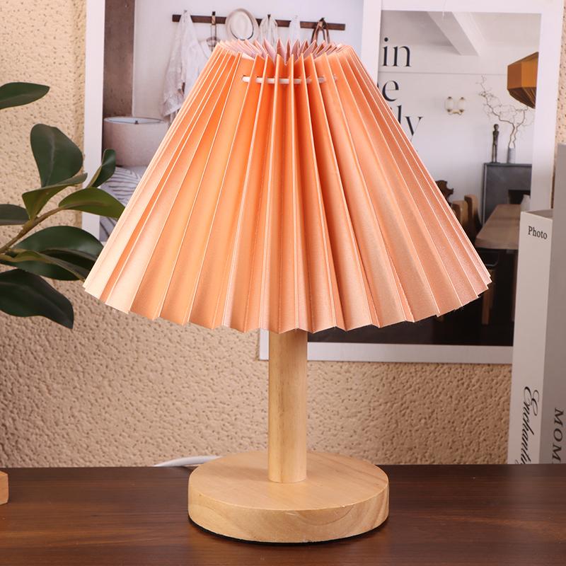 1 stk Takdekor Stoff Plissert Lampeskjerm Moderne Vaskbart Bordlampe Trekk DIY Retro Lysekrone Stofftrekk Stue Spisestue