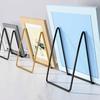 Photo Book Storage Rack Picture Display Stand Holder Simple Iron Magazine Rack  Office