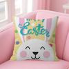 Cushion Cover Pillowcase Upholstery Sofa Throw Pillow Home Decor Pillowcas Easter Bunny Classic