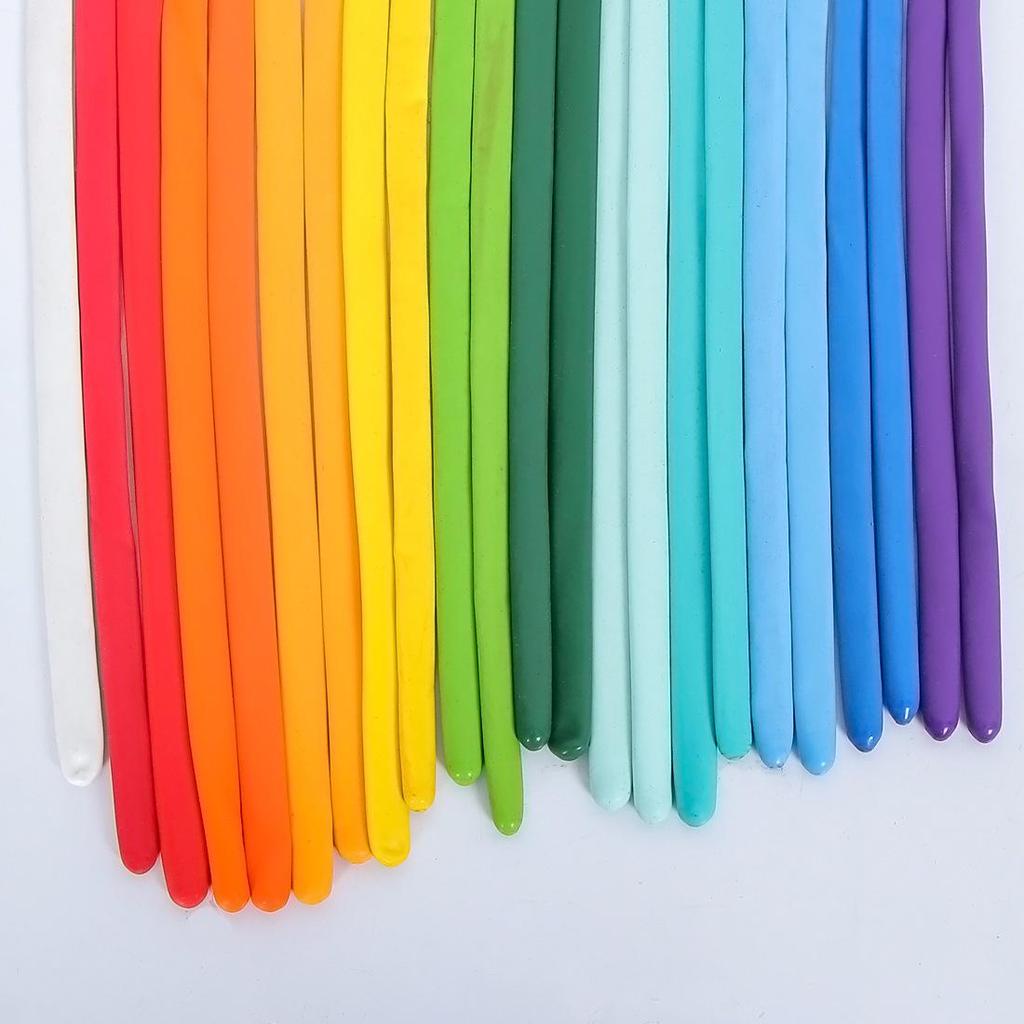 260-Piece Multicolor Long Balloons for Handmade Shapes and Birthday Decorations, 1.8g Thickened for Parties