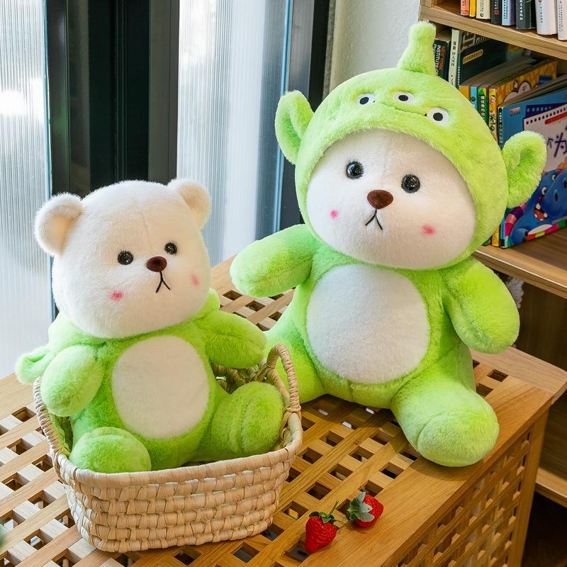 Cute And Cuddly Three-eyed Bear Plush Toy Perfect Gift For All Ages 35cm/45cm/55cm/75cm