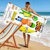 Stumble Guys Rush Print Beach Towel, Large Soft Quick Dry Towel for Beach Camping Swimming