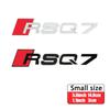 1Pcs Car ABS Letter Badge Side Body Fender Decoration Trunk Stickers For I8 SQ3 SQ5 SQ7 RSQ3 RSQ7 RSQ5 Logo Auto Accessories O9s4