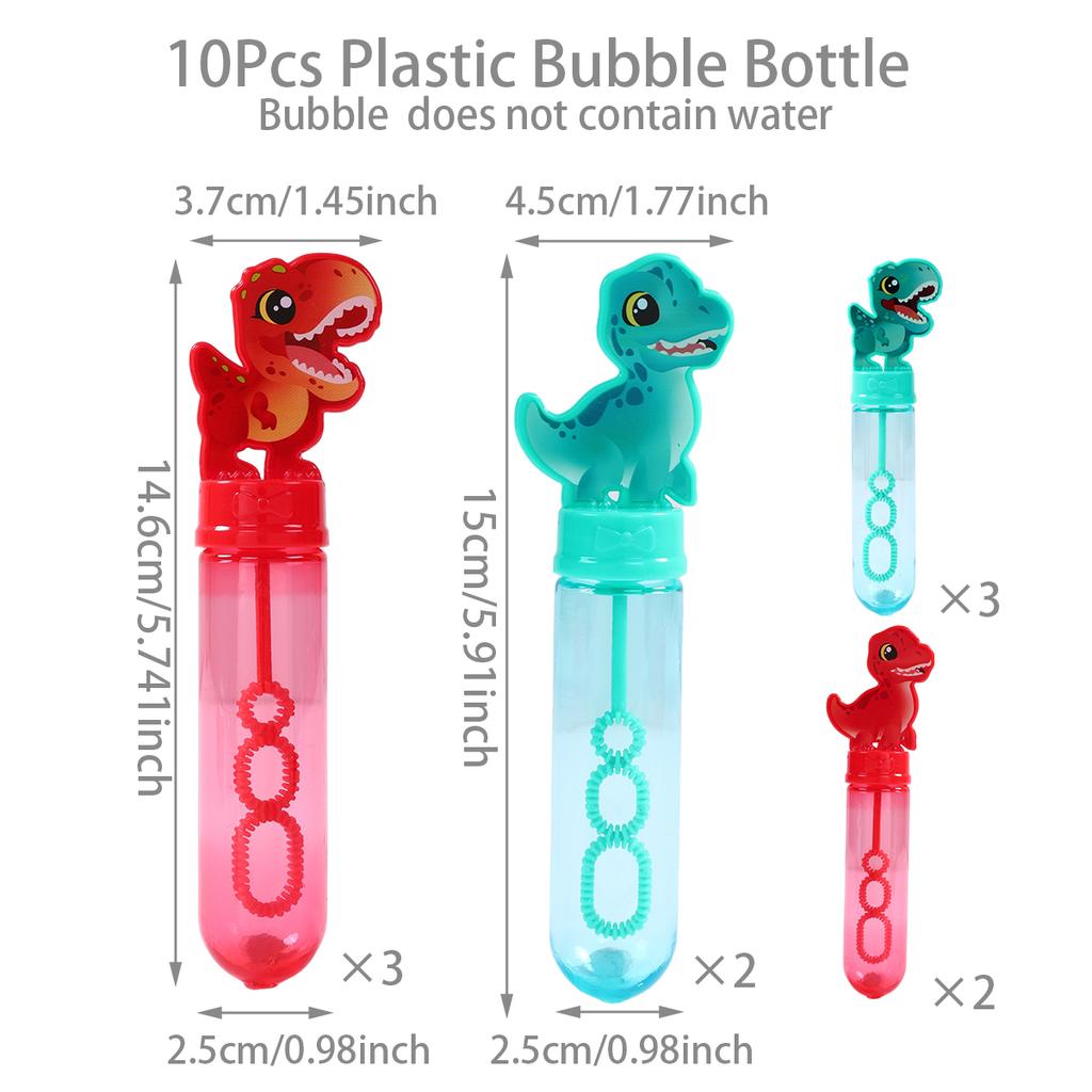 10/20Pcs Dinosaur Tube Bubble Soap Bottle Wedding Gifts for Guests Birthday Party Kids Birthday Party Supplies Gift Baby Shower