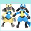 Bambola Peluche Pokemon Luc Lucario Lucente da 12 Pollici, Luminosa e Morbida, con Tessuto Peluche Delicato