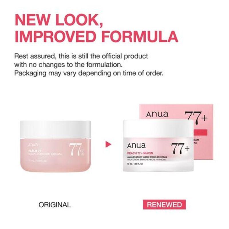 [Anua] *renewal* Peach 77 Niacin Enriched Cream 50ml
