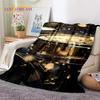Conjunto de Suporte para Bateria Instrumentos Musicais Cobertor Macio de Flanela para Camas Quarto Sofá Piquenique, Manta de Lançar Lazer ao Ar Livre Presente