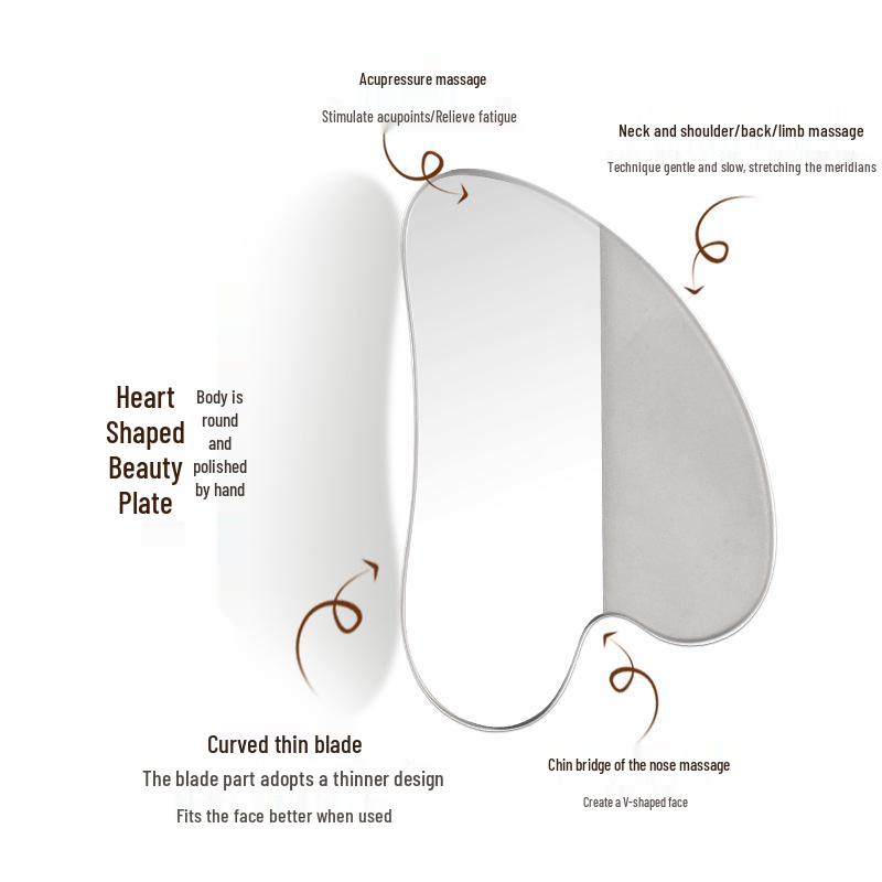 Stainless Steel Foundation & Eye Cream Spatula Set with Beauty Mask Scraper