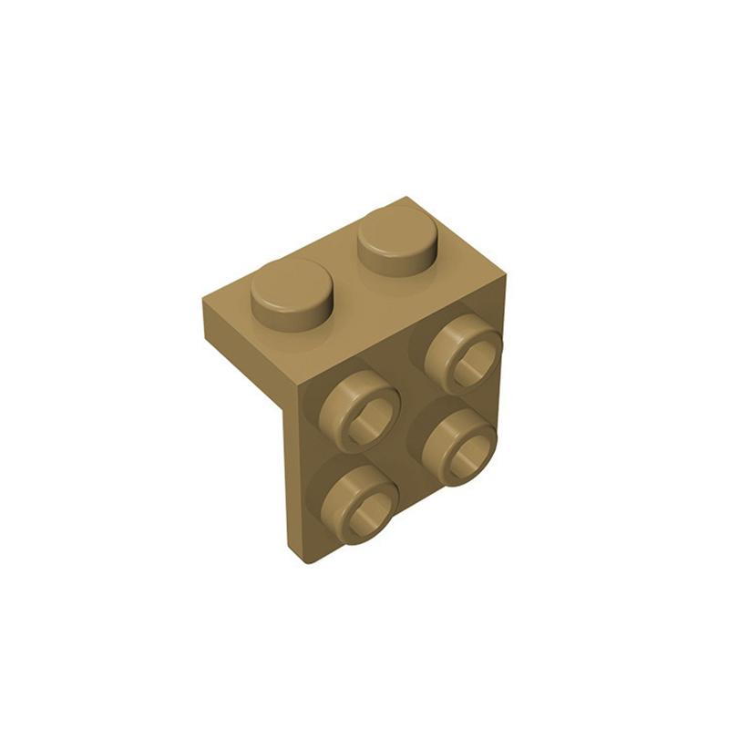 50g/64PCS 44728 Bracket 1x2-2x2 Building Blocks Moc 2+4 Right Angle Parts Compatible with Bricks Children Assembly Toys