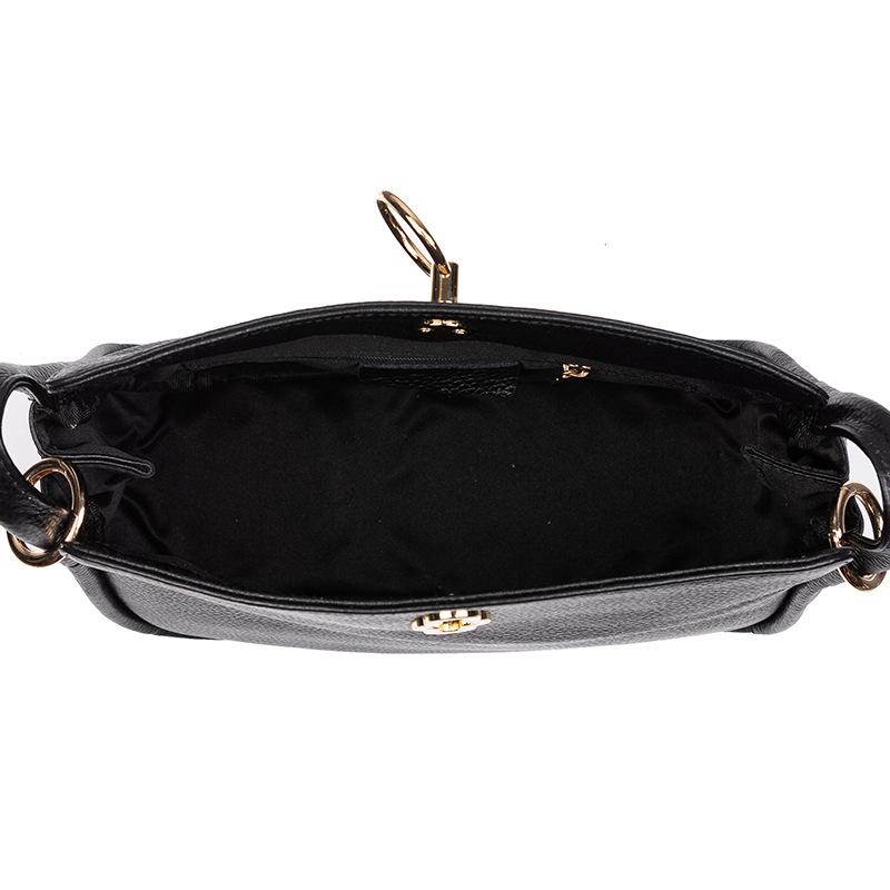 Real cowhide women's bag new trendy fashion simple shoulder messenger bag first layer cowhide hand bag
