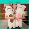 Dog Plush Long Pillow Toy Cartoon Stuffed Animal Doll Decoration Gifts Kids