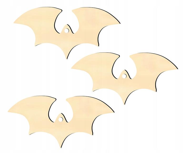 Halloween Decoration Pendant Wood H15 3 Pcs.