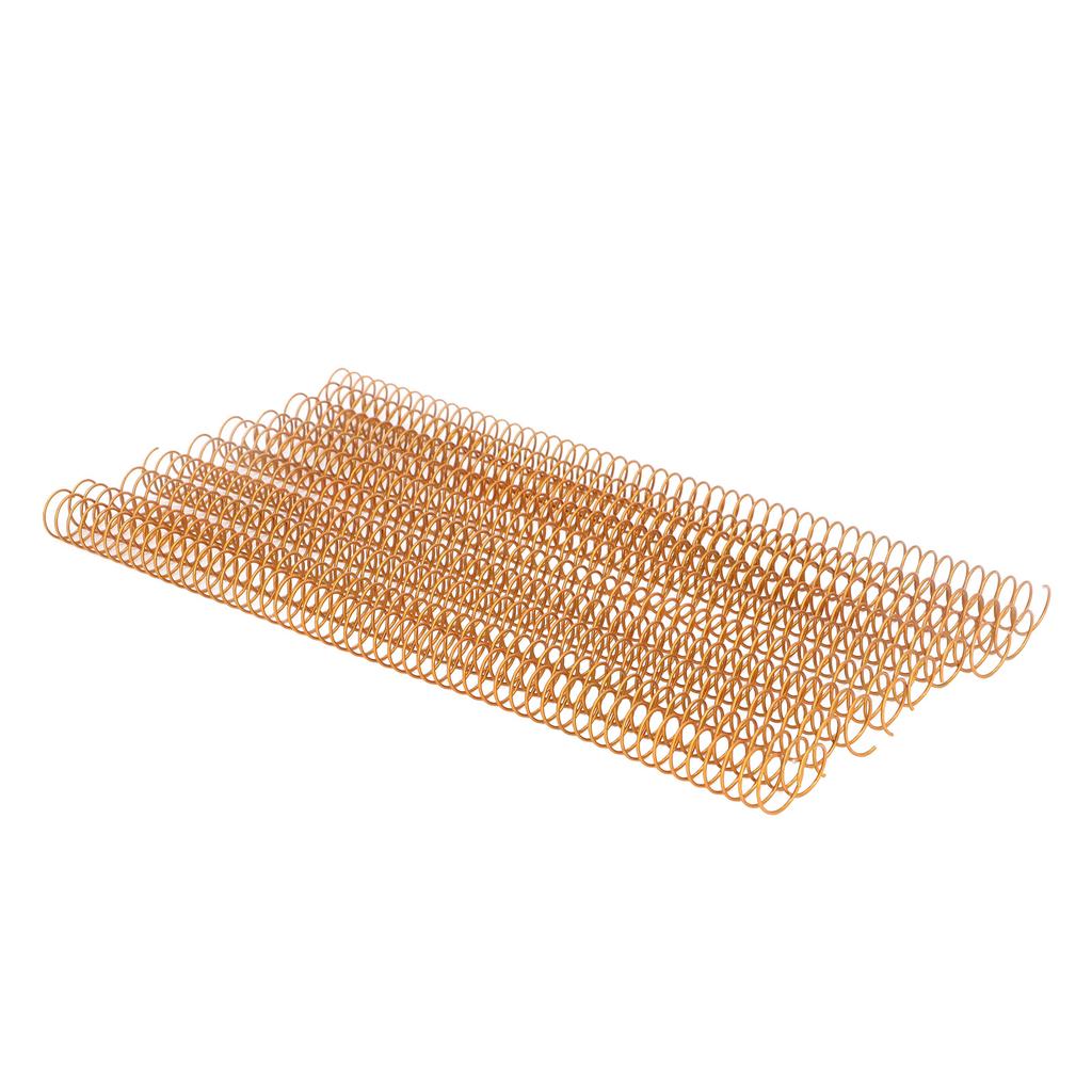 100 PCS Binding Spiral 16mm Diameter 48   4:1 Pitch 140 Sheet Capacity   Spiral Binding Coil
