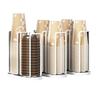 Wall Mounted Storage Rack Metal Cup Dispenser Creative Disposable Cup Holder