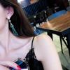 Korean Long Geometric Triangle Drop Earrings for Women Personality Large Hanging Earrings Trendy Jewelry