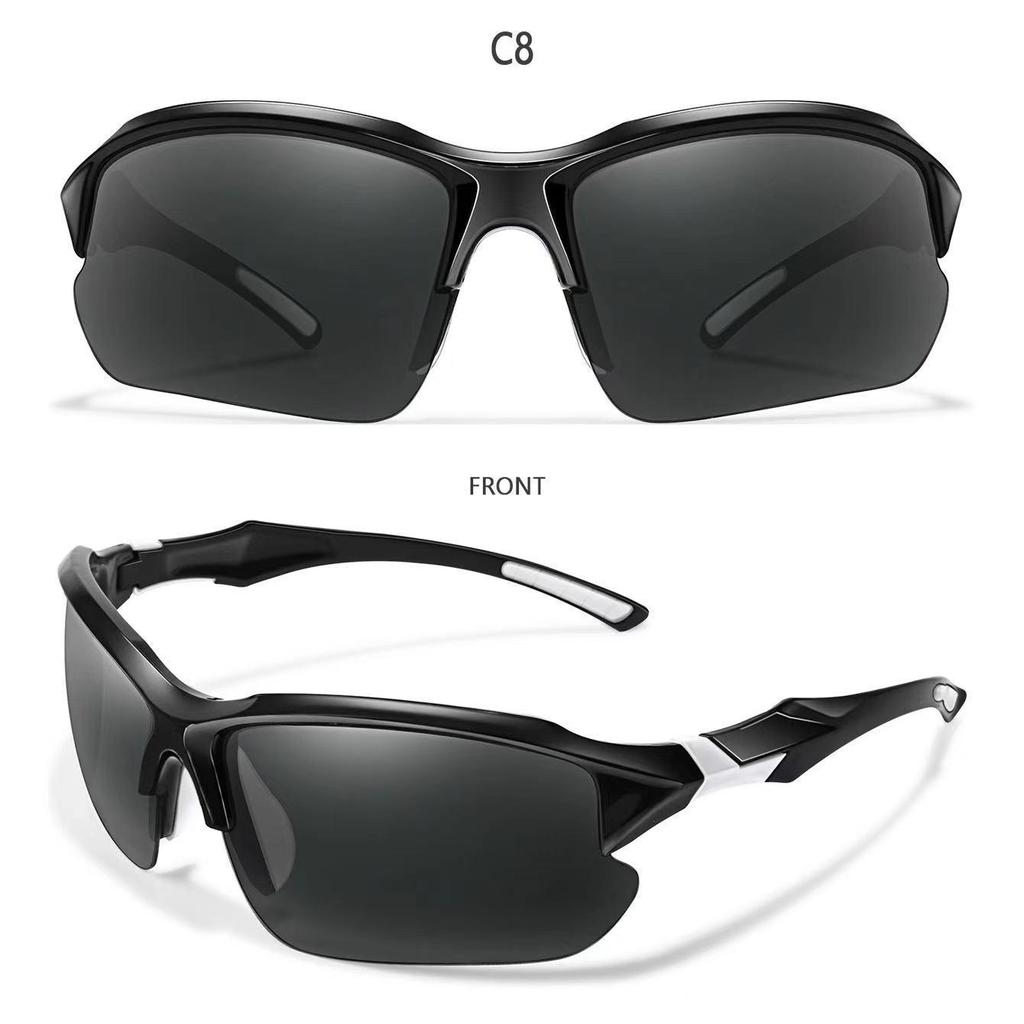 Okulary przeciwsłoneczne polaryzacyjne z ochroną przed promieniowaniem UV do wędkowania, jazdy na rowerze i sportów outdoorowych